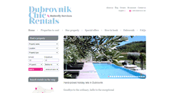 Desktop Screenshot of dubrovnikchicrentals.com